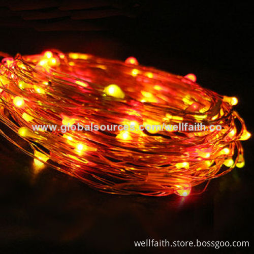 Outdoor Party/String Lights, Copper/Silver with 110/220V Voltage, Transformer Wedding Decoration